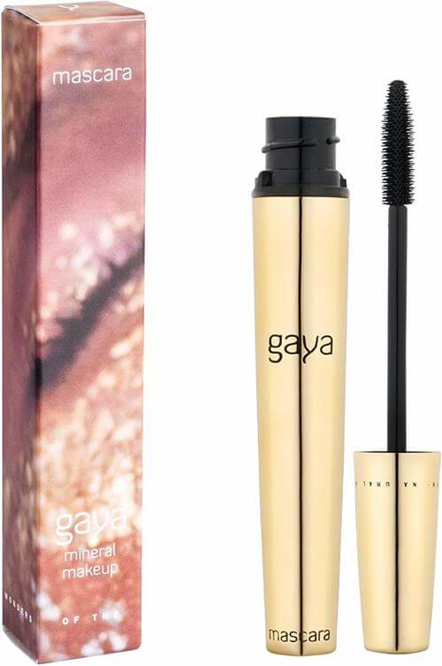 Gaya Cosmetics Vegan Mascara for Sensitive Eyes, Defines Lashes with Lengthening & Volume Effect, Intense Length Long Natural Eyelashes